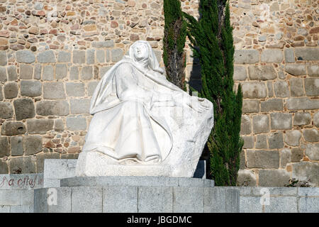 Denkmal der Heiligen Teresa von Avila, Avila, Spanien Stockfoto