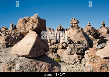 Arequipa, Chivay, Salinas und Aguada Blanca National Reservierung Stockfoto