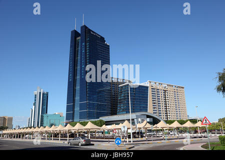 Dusit Thani Hotel in der Stadt Abu Dhabi, Vereinigte Arabische Emirate Stockfoto