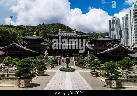 Chi Lin Nunnery in Hong Kong Stockfoto