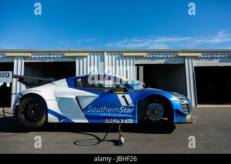 Melbourne, Australien. 11. Juni 2017. Boxengasse während der 2017 Shannon Staatsangehörige, Runde 3 - Winton, Australien am 11. Juni 2017. Bildnachweis: Dave Hewison Sport/Alamy Live-Nachrichten Stockfoto