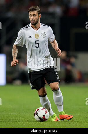 Nürnberg, Deutschland. 10. Juni 2017. Deutschlands Marvin Plattenhardt in Aktion während der WM-Qualifikation Gruppe C Fußball-match zwischen Deutschland und San Marino in Nürnberg, 10. Juni 2017. Foto: Sven Hoppe/Dpa/Alamy Live News Stockfoto