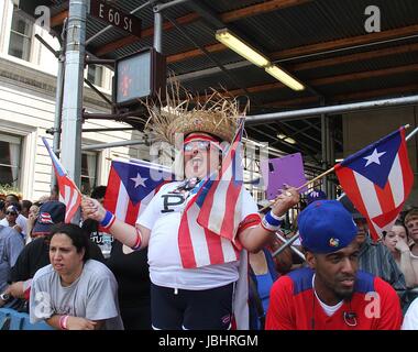 New York, NY, USA. 11. Juni 2017. 2017 national Puerto Rican Day Parade in New York, New York am 11. Juni 2017. Bildnachweis: Rainmaker Fotomedien/Punch/Alamy Live-Nachrichten Stockfoto