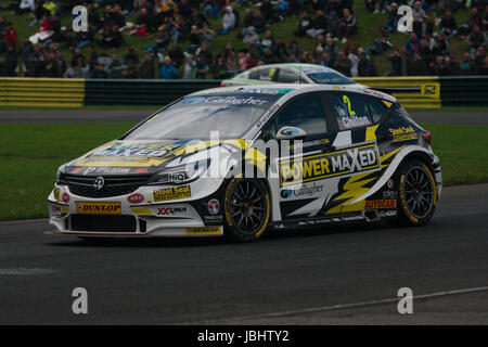 Croft Circuit, England, 11. Juni 2017. Tom Chilton fahren im Rennen 14 der British Touring Car Championship in Croft Circuit, Credit: Colin Edwards/Alamy Live News. Stockfoto