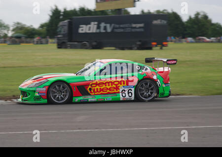 Croft Circuit, England, 11. Juni 2017. Jack Minshaw racing im Michelin Ginetta GT4 SuperCup in Croft Circuit, Credit: Colin Edwards/Alamy Live News. Stockfoto