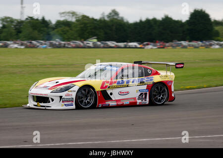 Croft Circuit, England, 11. Juni 2017. Carl Boardley racing im Michelin Ginetta GT4 SuperCup in Croft Circuit, Credit: Colin Edwards/Alamy Live News. Stockfoto