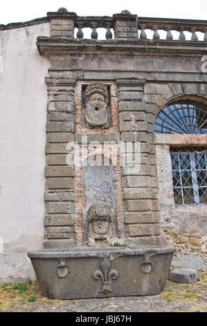 Palazzo Farnese. Caprarola. Lazio Rom. Italien. Stockfoto