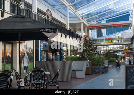 Melbourne Docklands / Wohn- und Einkaufsviertel im Hafen Town.Melbourne Victoria Australien. Stockfoto