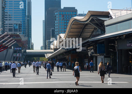 Southern Cross Bahnhof, Melbourne, Victoria, Australien. Stockfoto