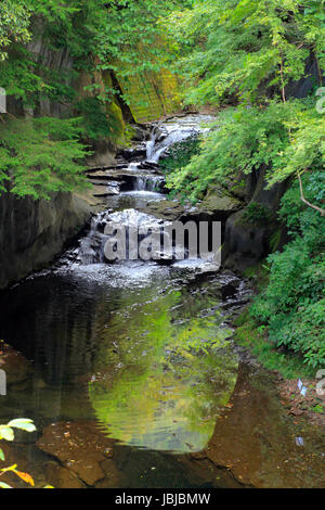 NOMIZO-keine-Taki Wasserfälle in Kimitsu Chiba Japan Stockfoto