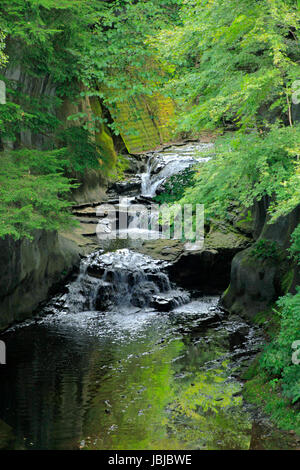 NOMIZO-keine-Taki Wasserfälle in Kimitsu Chiba Japan Stockfoto