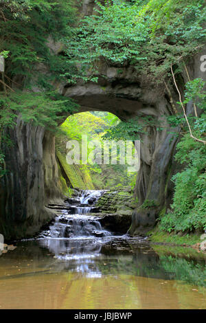 NOMIZO-keine-Taki Wasserfälle in Kimitsu Chiba Japan Stockfoto