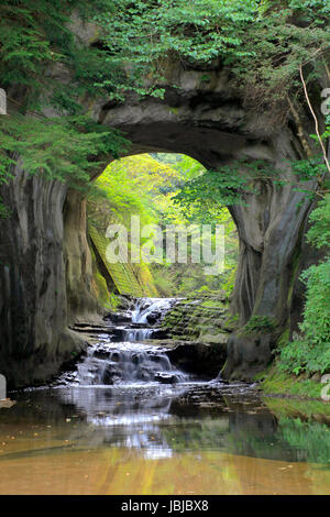 NOMIZO-keine-Taki Wasserfälle in Kimitsu Chiba Japan Stockfoto