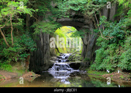 NOMIZO-keine-Taki Wasserfälle in Kimitsu Chiba Japan Stockfoto