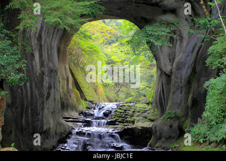 NOMIZO-keine-Taki Wasserfälle in Kimitsu Chiba Japan Stockfoto