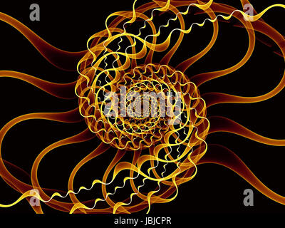 Serie pure Geometrie. Hintergrund der isolierten Spirale Elemente für Ihr Design muss zum Thema Wirtschaft, Wissenschaft und Technologie Stockfoto