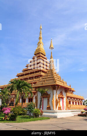 Phra Mahathat Kaen Nakhon, Wat Nong Wang, der schönste Tempel in Thailand - Khon Kaen Stockfoto