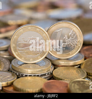 Eine Ein Euro Münze aus Finnland Stockfoto