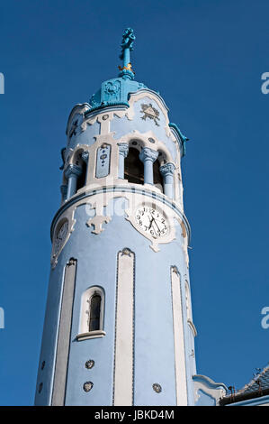 Blaue Kirche. Die Kirche der Heiligen Elisabeth, Bratislava, Slowakei. Stockfoto