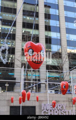 16. Dezember 2016 Cheonggyecheon Stream in Seoul, Südkorea Stockfoto