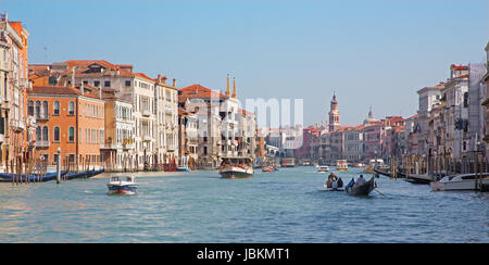 Venedig, Italien - 13. März 2014: Canal Grande. Stockfoto