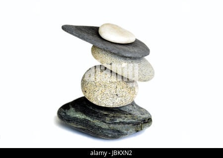 Wellness-Steine-Balance Stockfoto