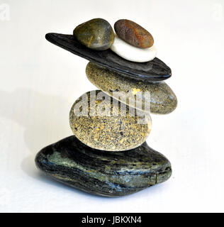 Wellness-Steine-Balance Stockfoto