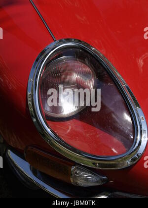 JAGUAR E-Type - ENGLISCH SPORT AUTO - DETAIL - Englische Eleganz © Frédéric BEAUMONT Stockfoto