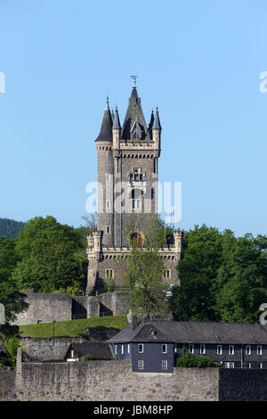 Turm der Wilhelmsturm in Dillenburg, Hessen, Deutschland Stockfoto