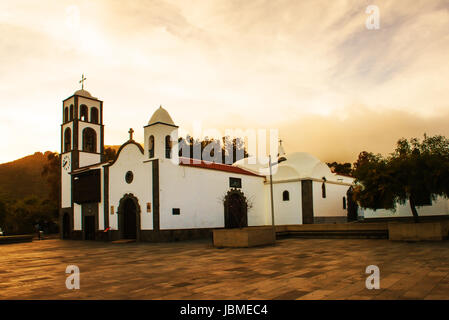 Kirche in Santiago del Teide Teneriffa Stockfoto