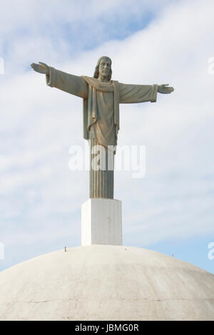 Christus der Erlöser Statue, Pico Isabel de Torres, Puerto Plata, Dominikanische Republik Stockfoto