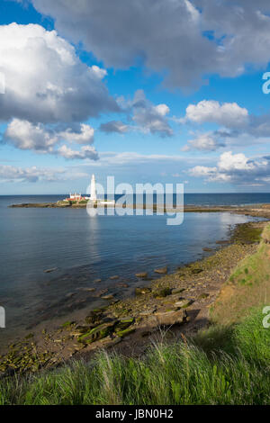 Str. Marys Insel vor Whitley Bay Northumberland England 10.6.17 Stockfoto