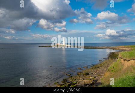 Str. Marys Insel vor Whitley Bay Northumberland England 10.6.17 Stockfoto