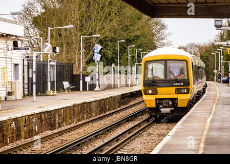 Südöstlichen Class 465 Networker suburban Personenzug, Bexley, Kent, England Stockfoto