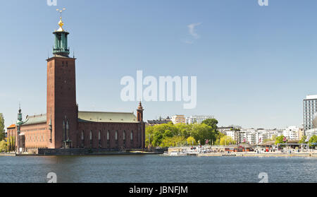 Stockholm, Schweden - Stadthaus (Rathaus), Kungsholmen Stockfoto