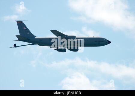 ATLANTIC CITY, NJ - 17. AUGUST: US-Luftwaffe Flugzeug durchführen auf der jährlichen Atlantic City Air Show am 17. August 2016 Stockfoto