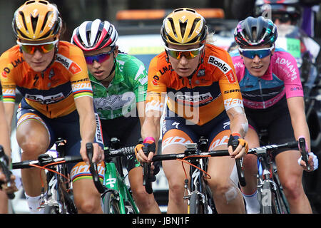 Etappe 5 der 2017 OVO Energie Frauen Tour of Britain in London Stockfoto