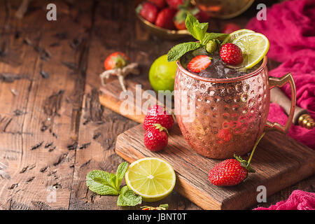 Moscow Mule cocktail Stockfoto