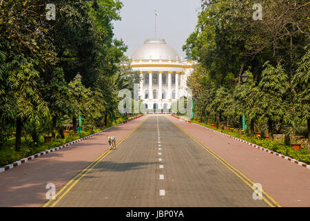 Das Gebäude der Raj Bhavan in der Vorstadt Esplanade Stockfoto