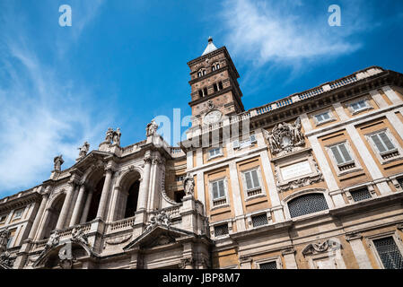 Die Basilika von Santa Maria Maggiori auf dem Esquilin-Hügel in Rom Italien Stockfoto