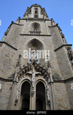 Schlosskirche, bin Meisenheim, Glan, Meisenheim, Glan, Kirche, Kirchturm, Religion, Architektur, Rheinland-Pfalz, Deutschland, brd Stockfoto