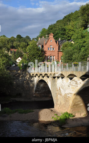 Glanbrücke, Brücke, bach, Meisenheim am Glan, Meisenheim, Glan, Altstadt, Rheinland-Pfalz, Deutschland, Brd, Architektur, Malerisch, malerischer Stockfoto