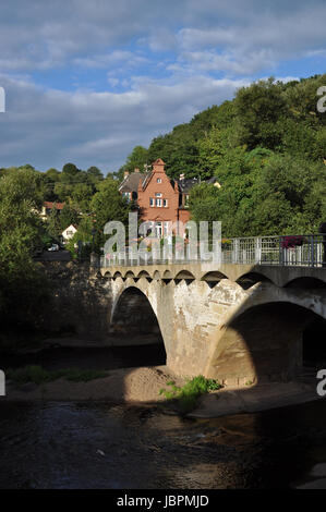 Glanbrücke, Brücke, bach, Meisenheim am Glan, Meisenheim, Glan, Altstadt, Rheinland-Pfalz, Deutschland, Brd, Architektur, Malerisch, malerischer Stockfoto