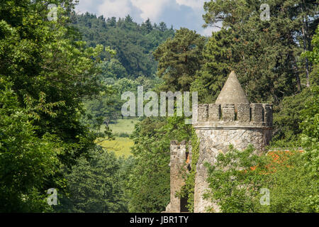 Roseburg Bei Ballenstedt Im Harz Stockfoto