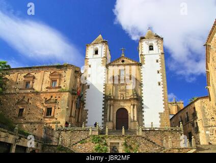 Caceres Kirche San Francisco Javier 01 Stockfoto