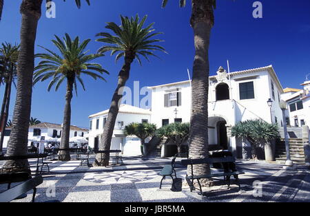 Das Dorf Vila Baleira Auf der Insel Porto Santo Bei der Insel Madeira Im Atlantischen Ozean, Portugal. Stockfoto