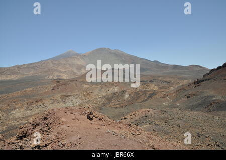 Pico del Teide, Teneriffa, Teide, Pico Viejo, Berg, Vulkan, Vulkanismus, Gebirge, Hochgebirges, Lava, Kanaren, Spanien, Kanarische Inseln, erkundet, Stockfoto