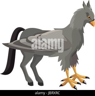 Hippogriff griechische Fabelwesen legendäre Tier Stock Vektor