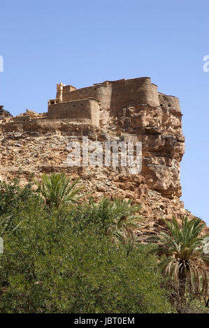 Amtoudi befestigte Getreidespeicher im Süden von Marokko Stockfoto