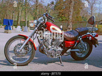 Motorrad Yamaha Virago 535 Stockfoto